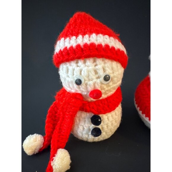 Mr. & Mrs. Snowman Grandma Handmade 5.5 in. Christmas Winter - Picture 2 of 5
